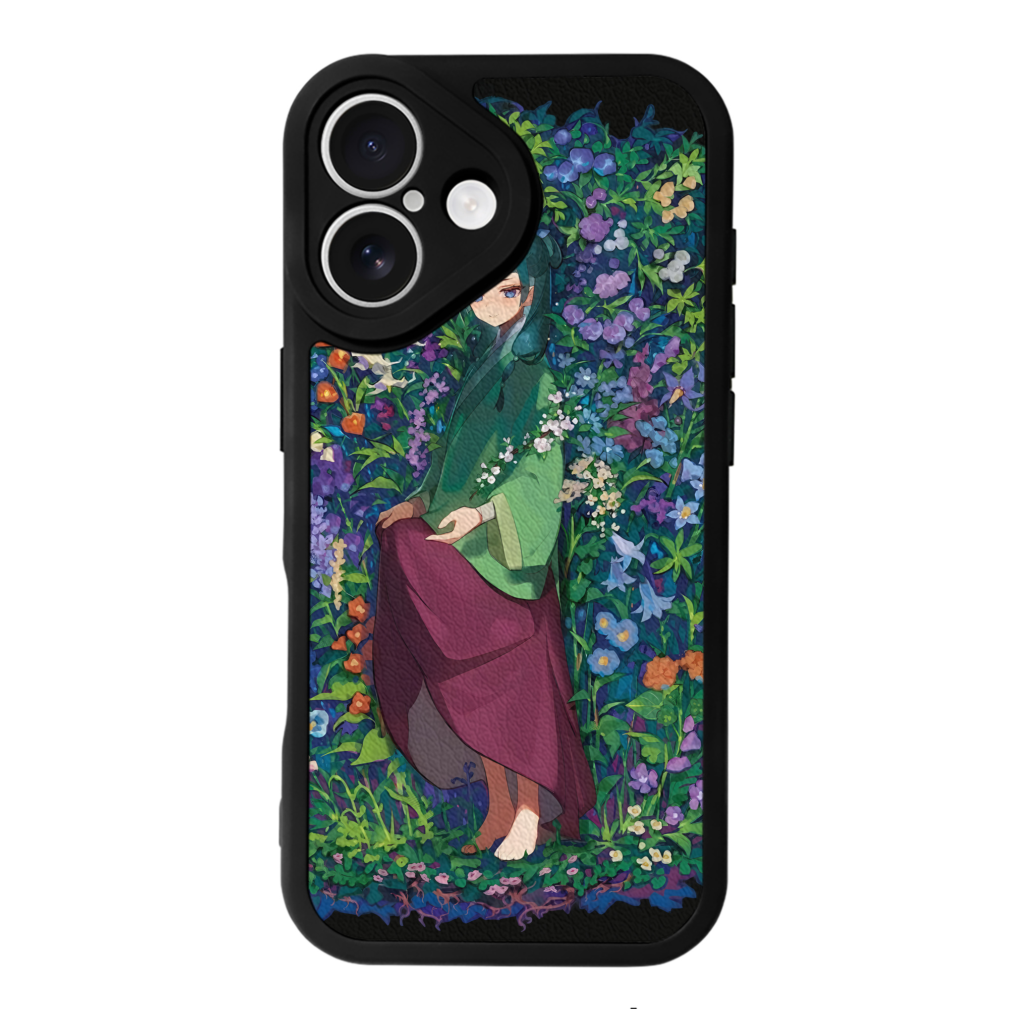 （画像用） 薬屋のひとりごと The Apothecary Diaries 【iPhone 16シリーズ対応】シリコンスマホケース（レザー調） 材質：シリコン